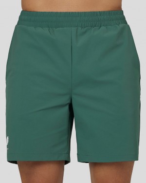 Castore Active Woven Shorts Zielone | MZIBNVH-59