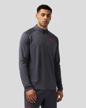 Castore Adapt Quarter Zip Top Niebieskie | XWJCVPB-79