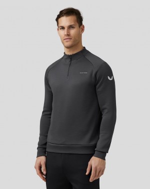 Castore Aeroscuba 1/4 Zip Gunmetal | KVQNHCA-61