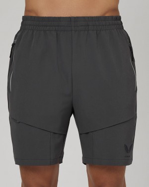 Castore Flex Woven Cargo Shorts Gunmetal | GKQFTBM-62