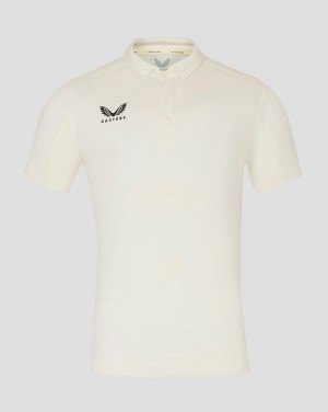 Castore Unisex Short Sleeve Cricket Polo | YLIOEND-93