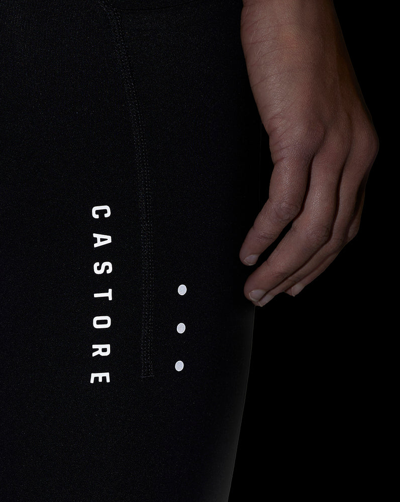 Castore Active Lightweight 7/8 Performance Leggings Czarne | VYLJDNT-90