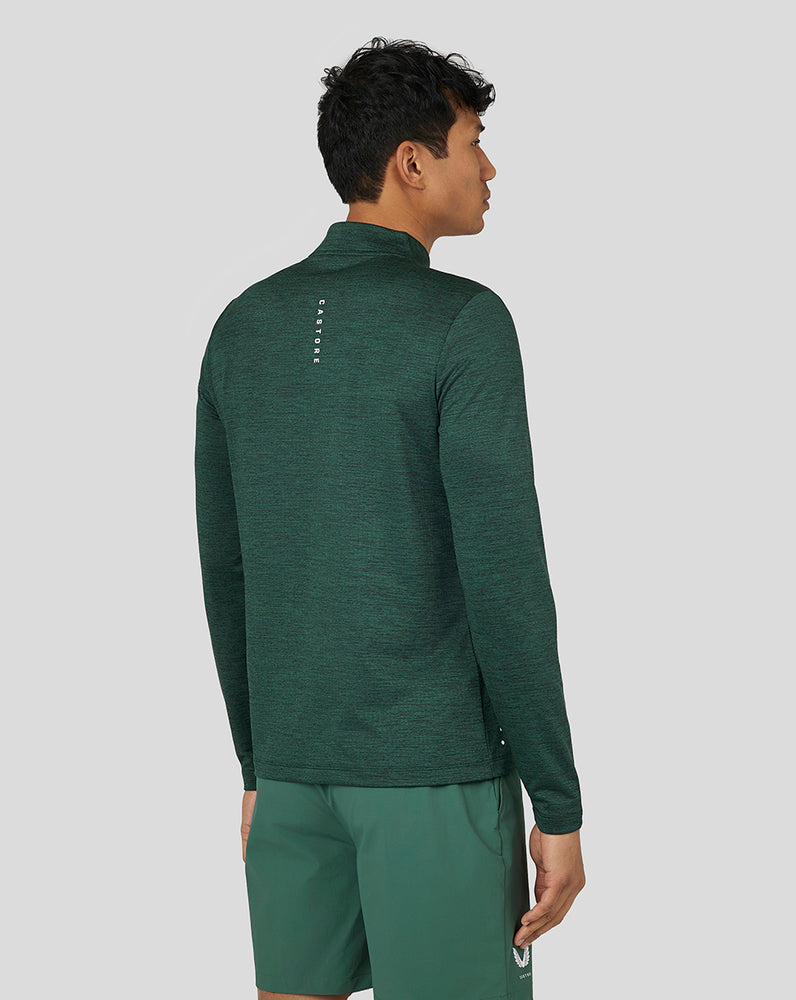 Castore Active Marl Quarter Zip Zielone | ZUKWOEV-35