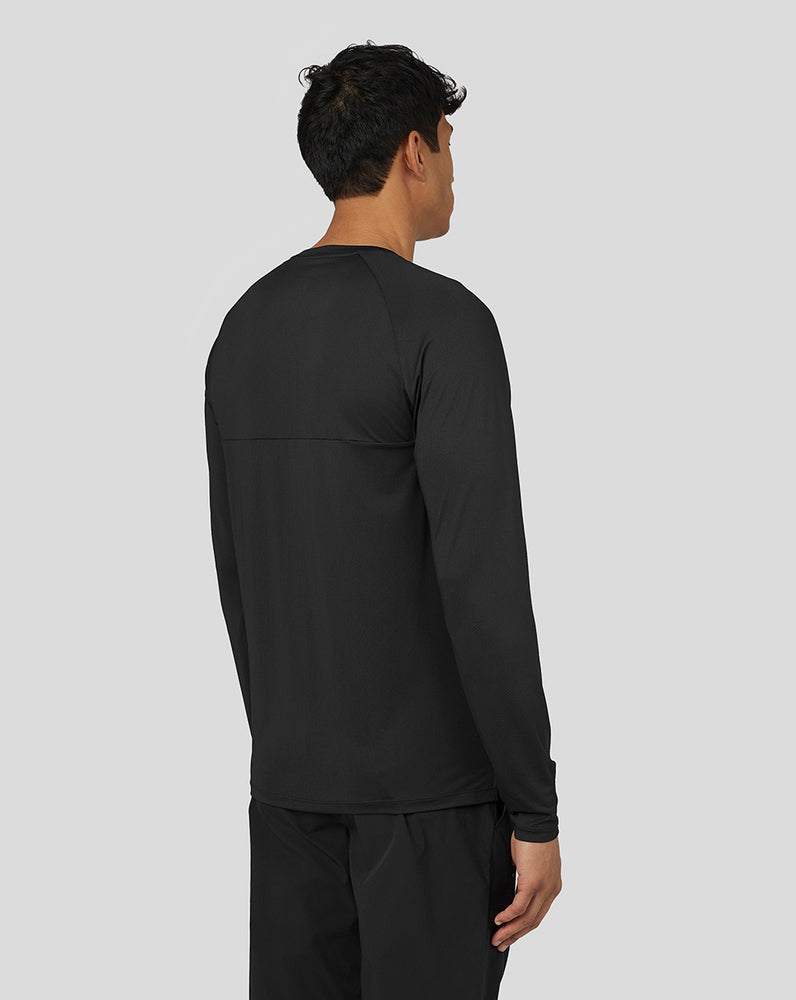 Castore Active Performance Long Sleeve T-Shirt Czarne | EMAKODS-12