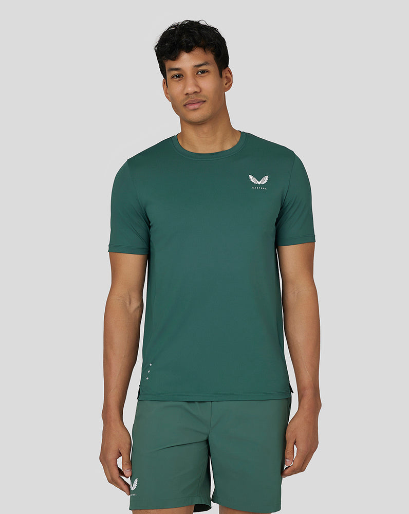 Castore Active Short Sleeve T-Shirt Zielone | MQXRHAL-52