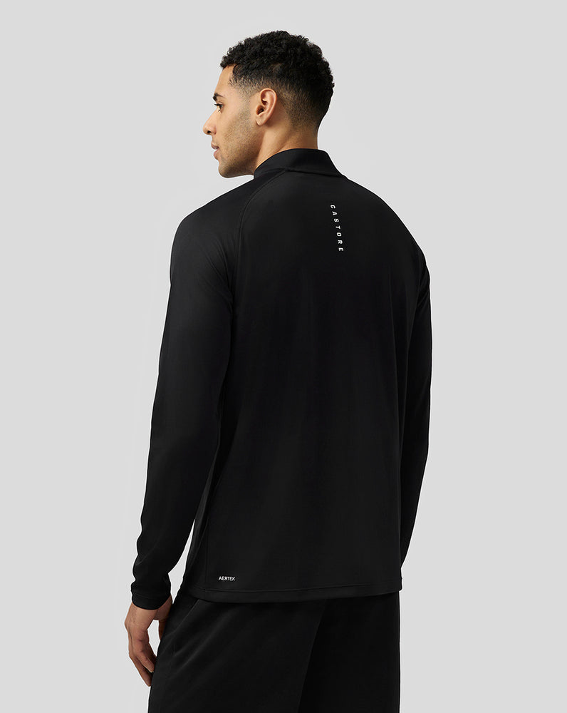 Castore Adapt Quarter Zip Top Czarne | WBLKNCE-32