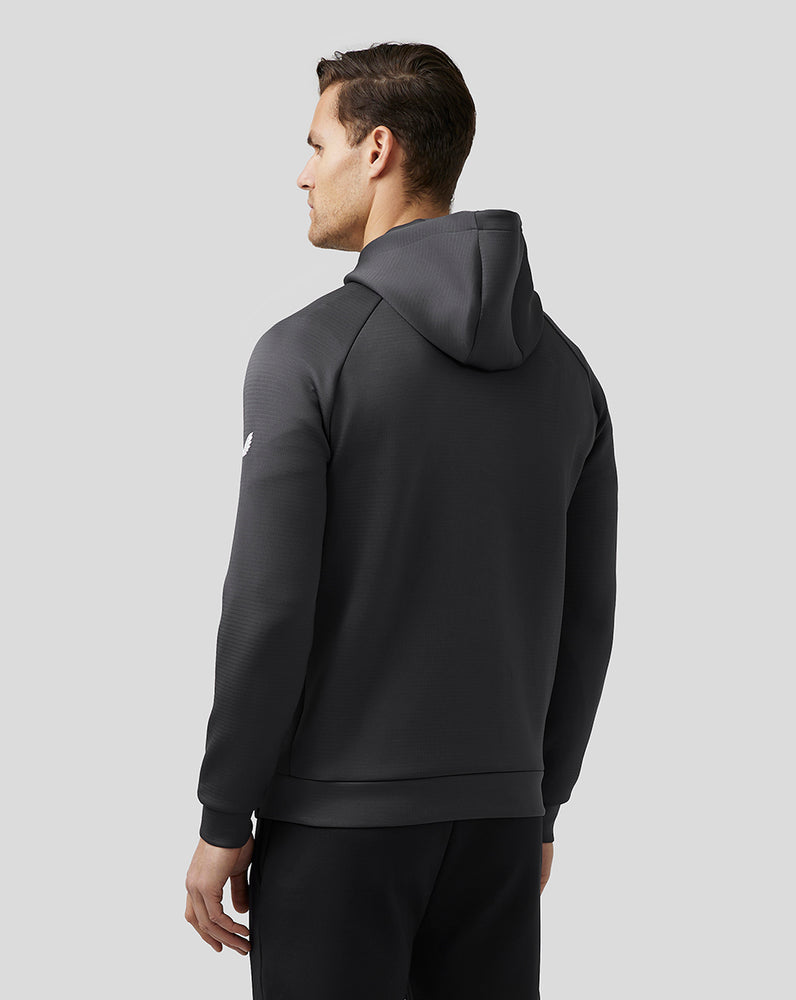 Castore Aeroscuba Zip-Through Hoodie Gunmetal | HNTJRDX-17