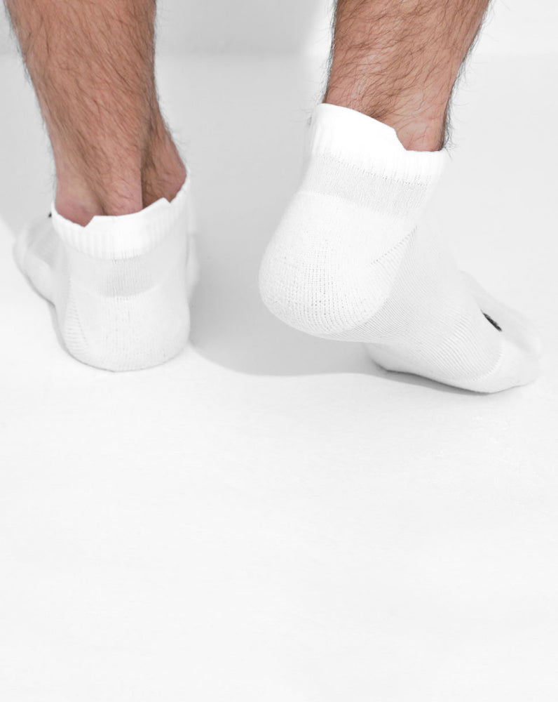 Castore Ankle Sock 2pk Białe | QLZHJCO-49 