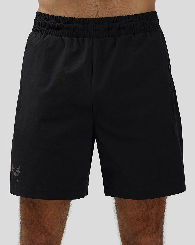 Castore Apex 6” Woven Shorts Czarne | DOLYSAR-10