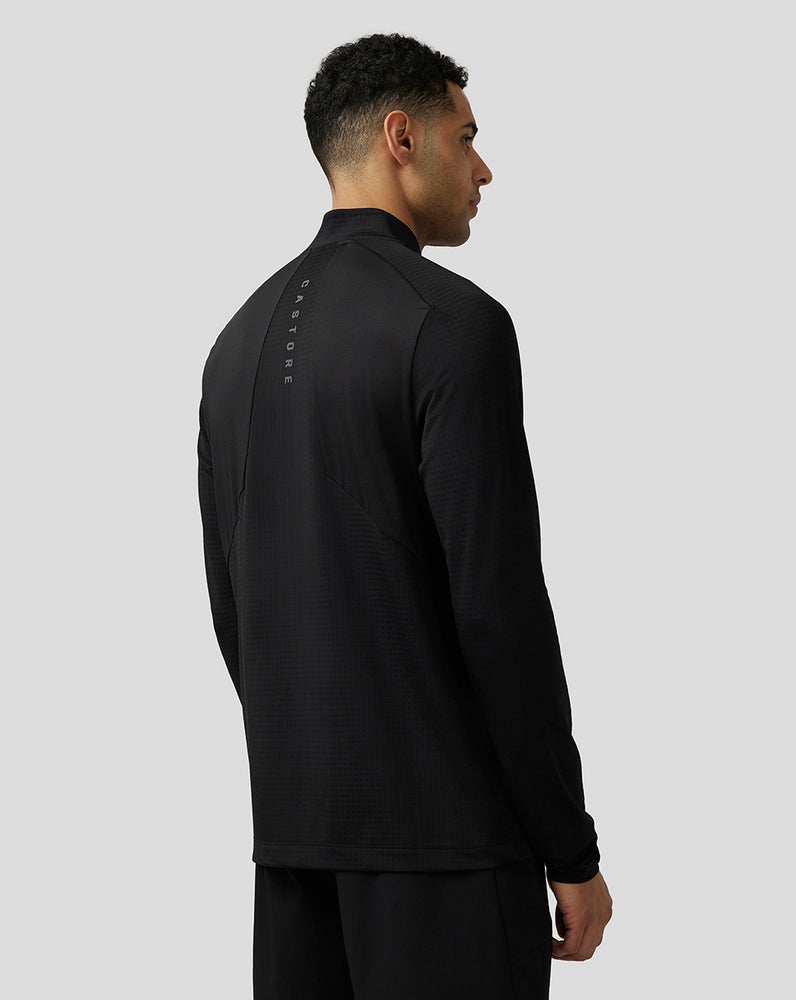 Castore Apex Aeromesh Quarter Zip Czarne | RETNXBM-42