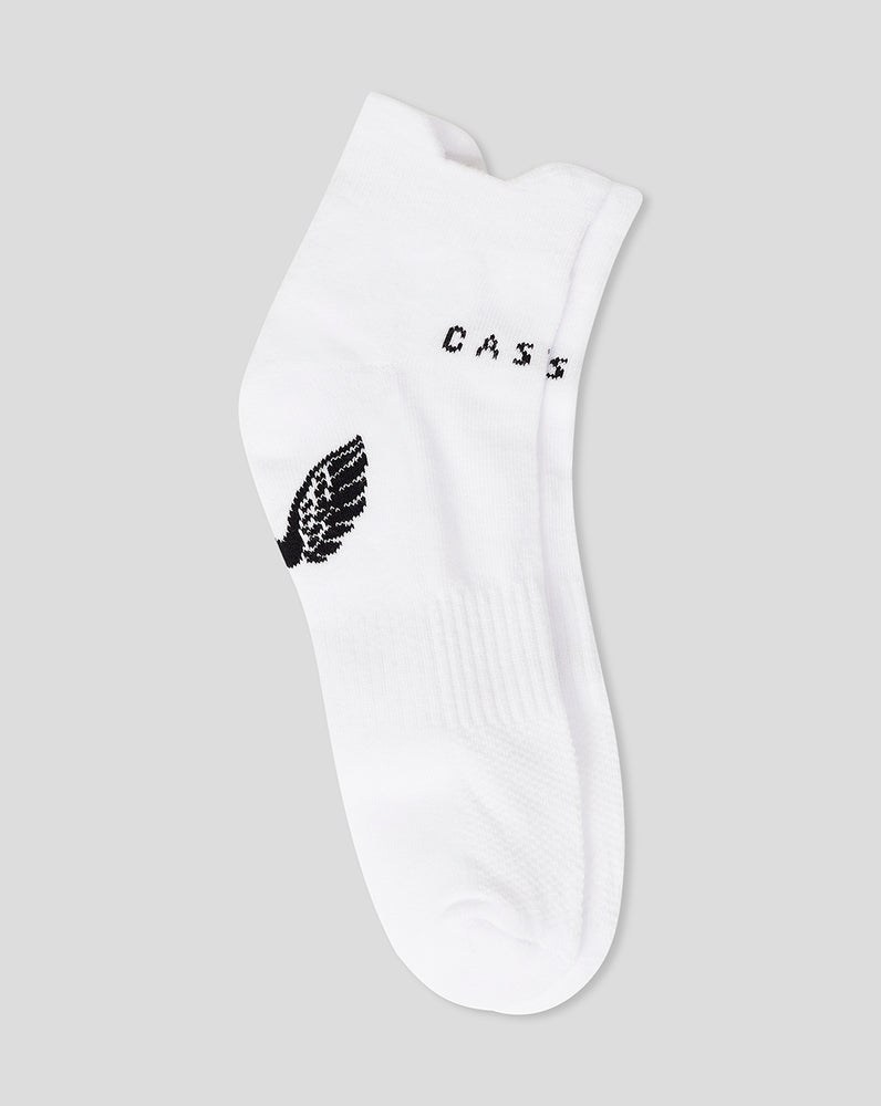 Castore Cushioned Ankle Socks 3 Pack Białe | JWFHSTU-68