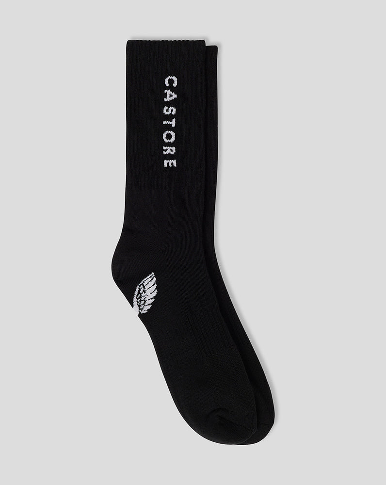 Castore Cushioned Crew Socks 3 Pack Czarne | UXYBCMV-09