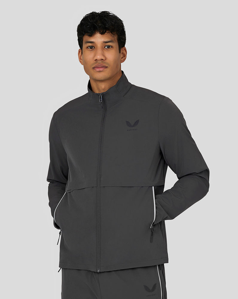 Castore Flex Woven Jacket Gunmetal | KPHMZDX-31