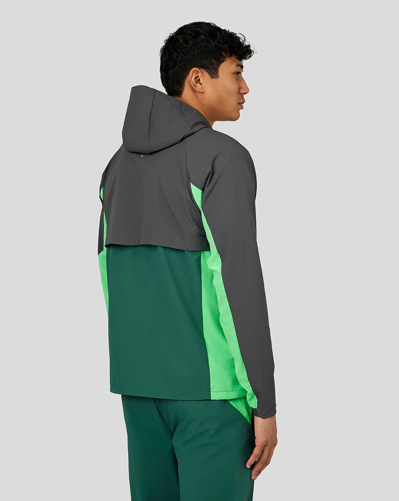 Castore Flex Woven Jacket Pine Grey/Green | LFBKMCA-38