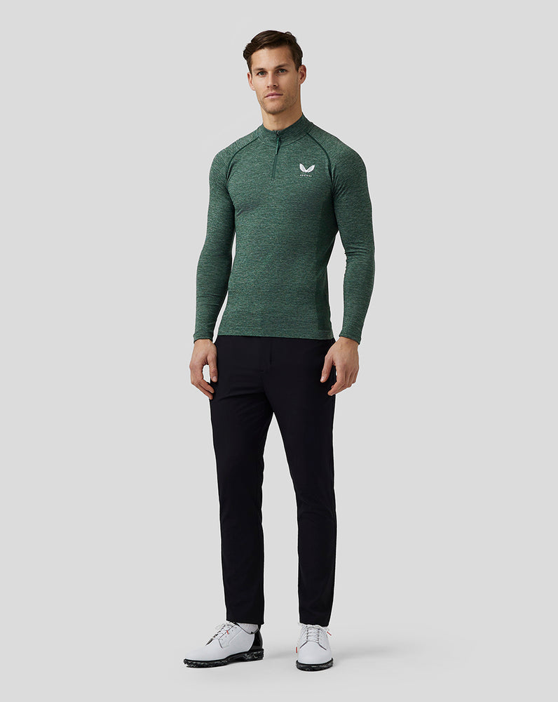 Castore Golf Body Mapped Seamless Quarter Zip Top Szare | RHJUKVW-58