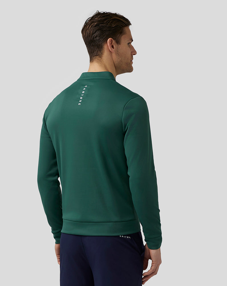 Castore Golf Club Classic Quarter Zip Top Zielone | EHMPUJT-45