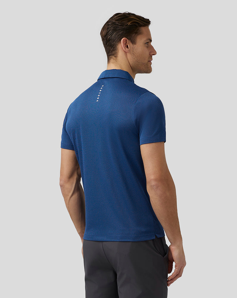 Castore Golf Engineered Knit Polo Granatowe | UFEGJIO-16