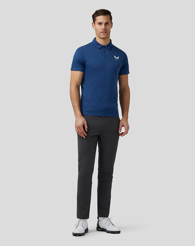 Castore Golf Engineered Knit Polo Granatowe | UFEGJIO-16