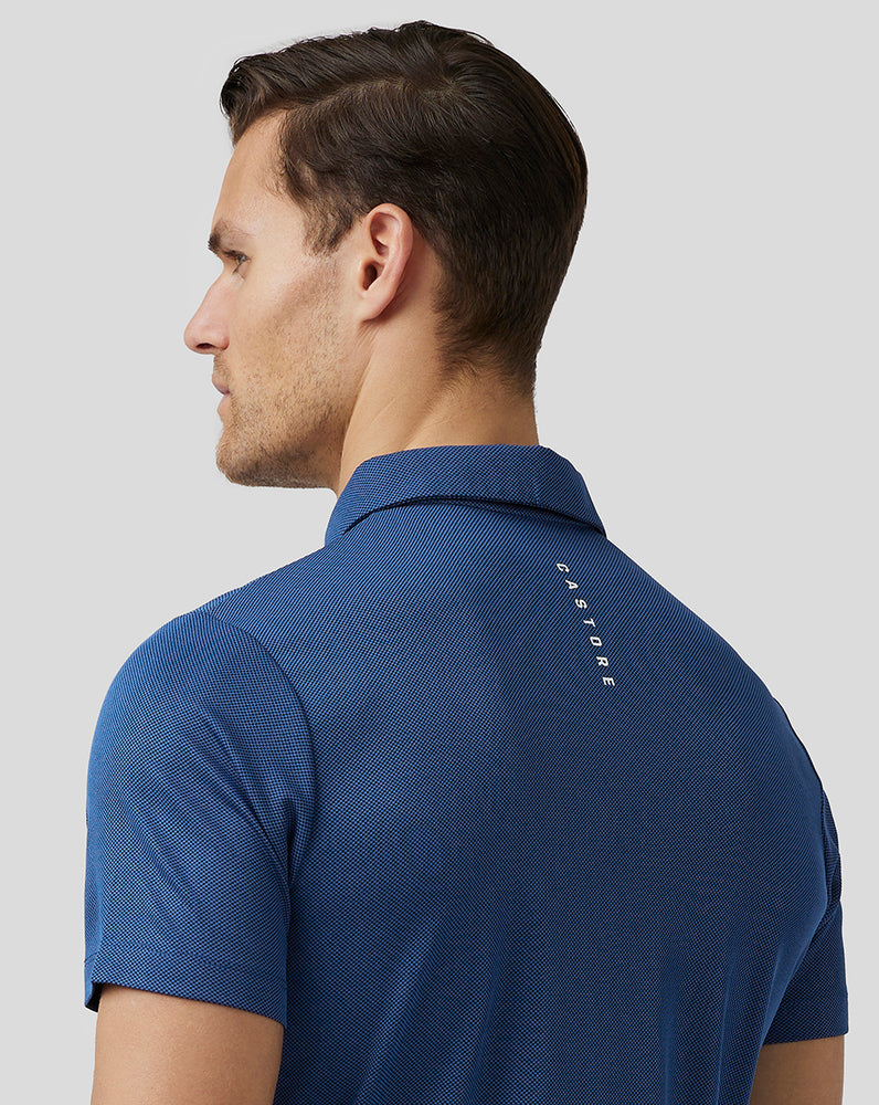 Castore Golf Engineered Knit Polo Granatowe | UFEGJIO-16