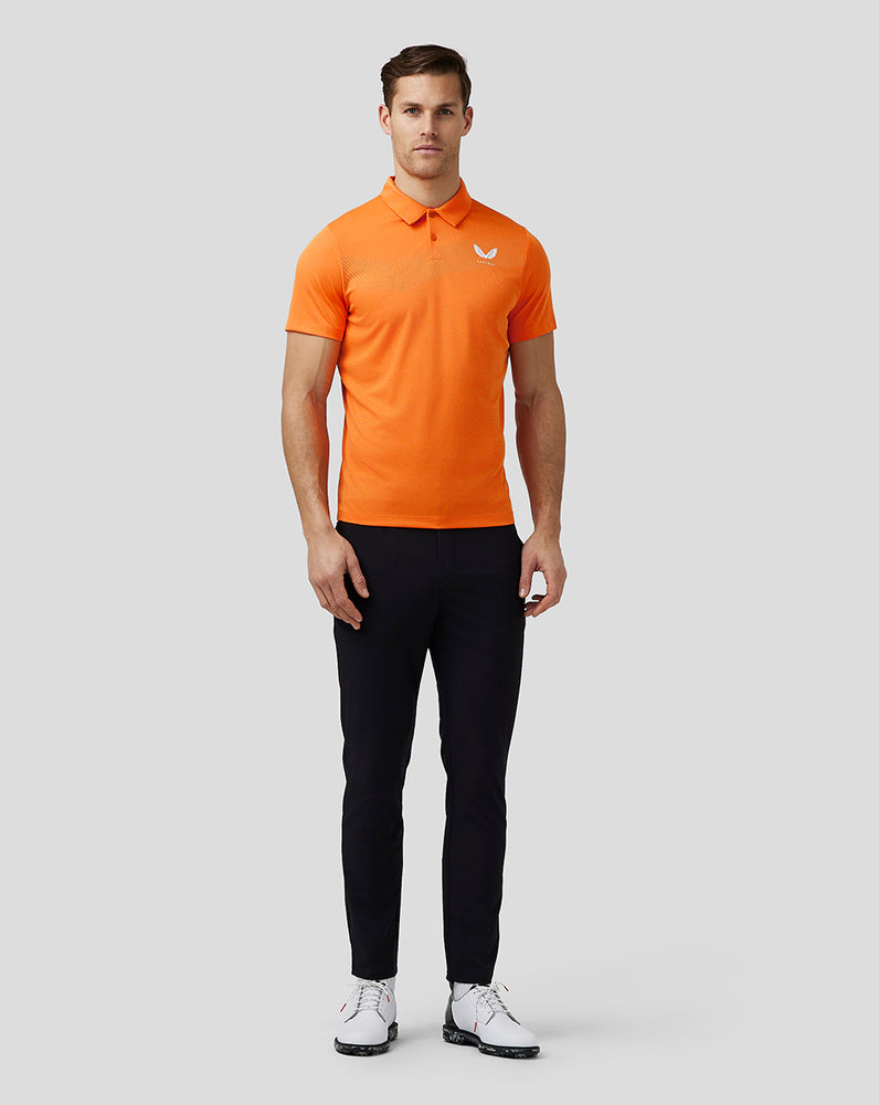 Castore Golf Engineered Knit Polo Jasny Pomarańczowe | AWKNVSY-10