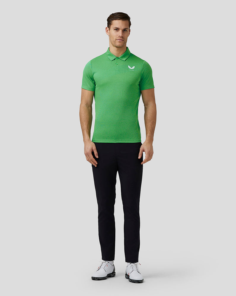 Castore Golf Engineered Knit Polo Zielone | IKJAGDZ-76