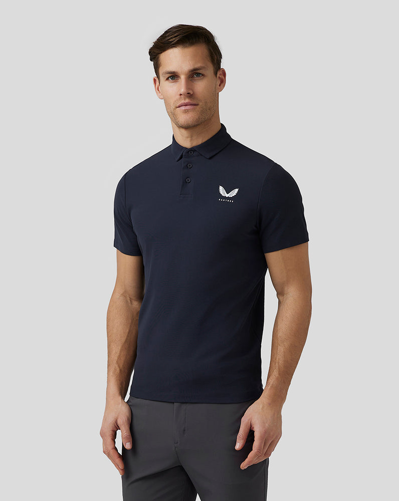 Castore Golf Essential Polo Granatowe | ZIVYXQP-28