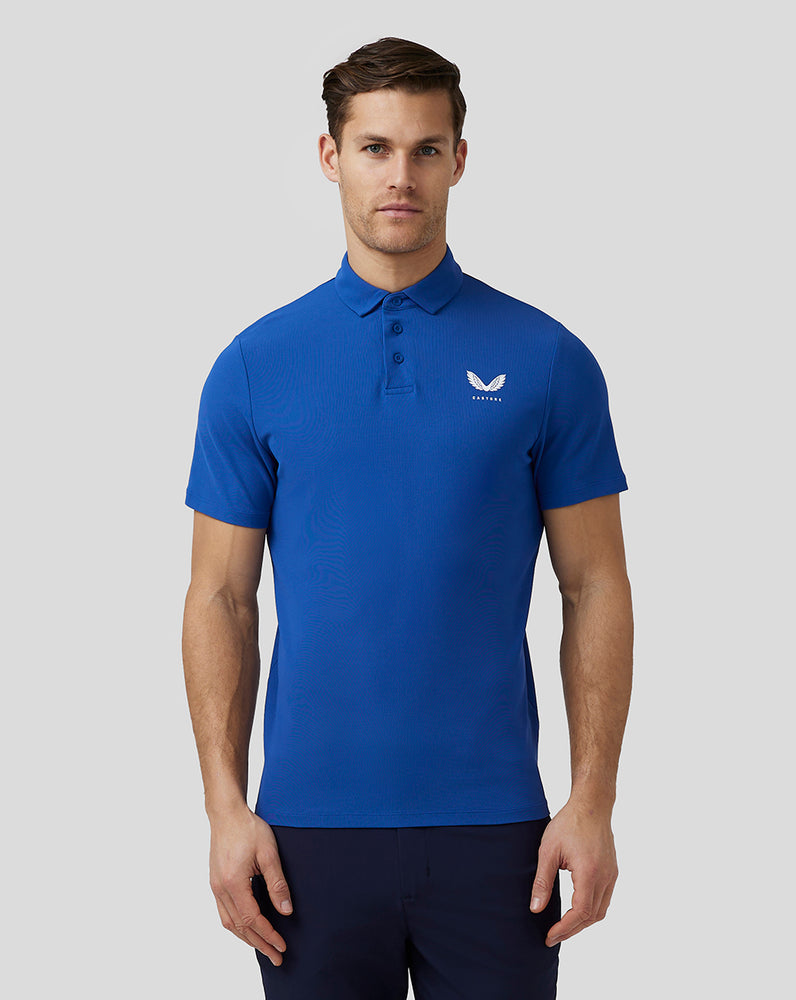 Castore Golf Essential Polo Królewski Niebieski Niebieskie | OXTBKER-48