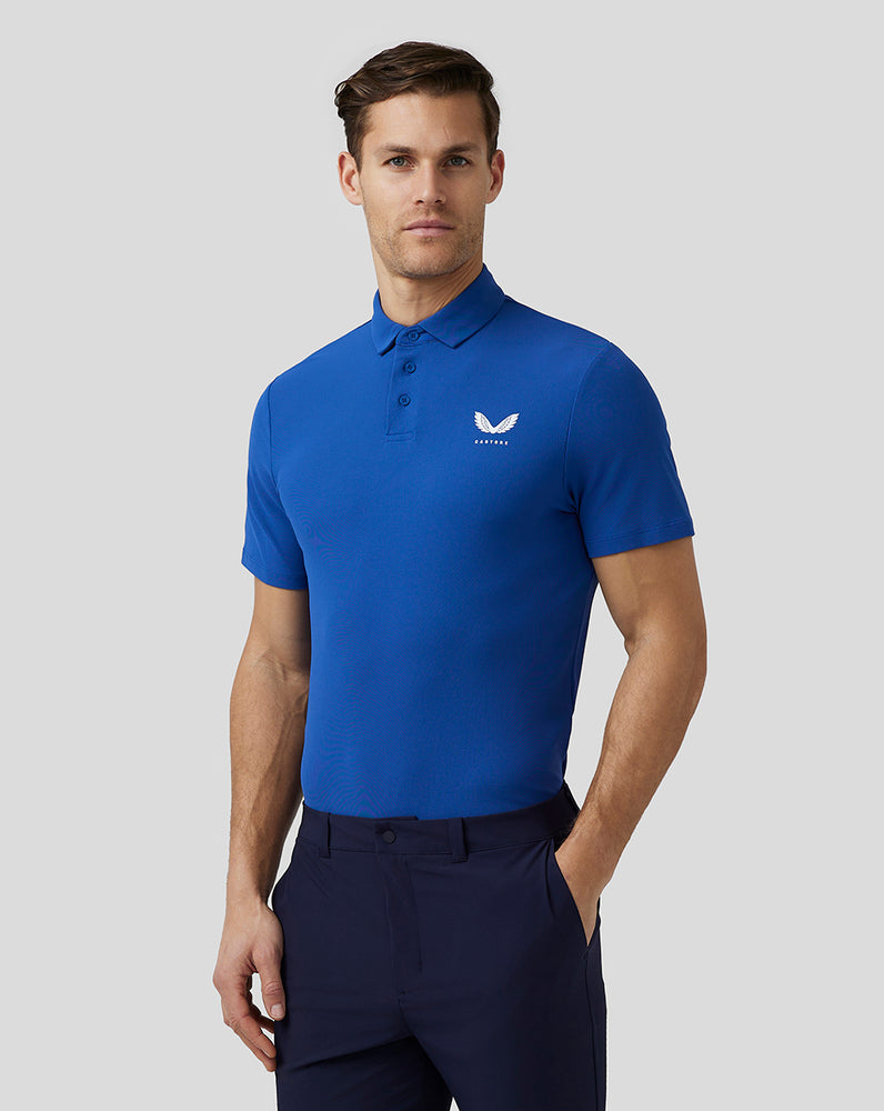 Castore Golf Essential Polo Królewski Niebieski Niebieskie | OXTBKER-48