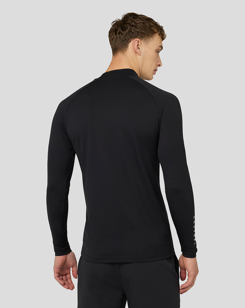 Castore Golf Long Sleeve Mock Neck Base Layer Czarne | RWUXYEO-21