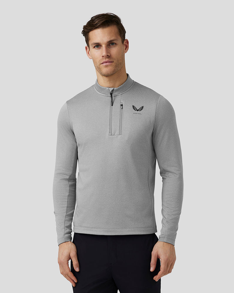 Castore Golf Pinnacle Tech Half Zip Top Steel | HMFRIQL-40