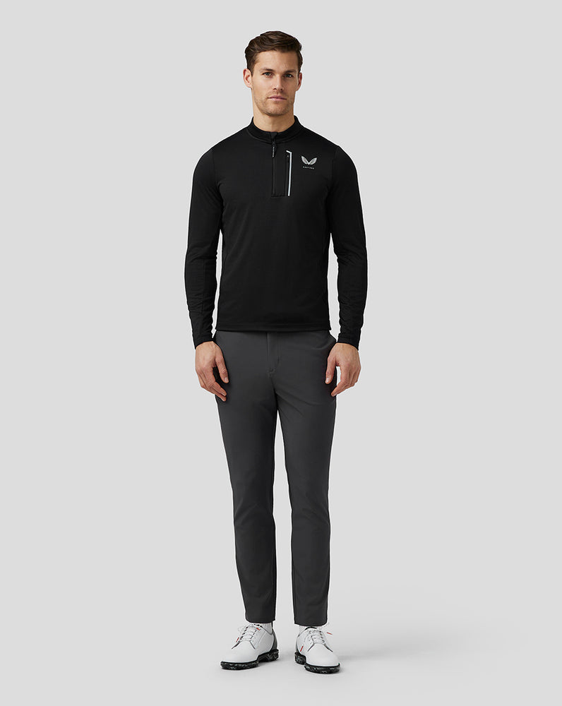 Castore Golf Pinnacle Tech Half Zip Top Czarne | UWBCKTX-17