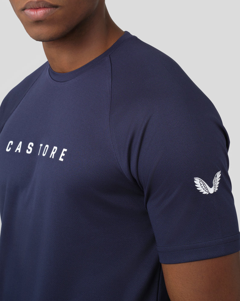 Castore Peacoat Short Sleeve Raglan T-Shirt | AVZUIRE-74