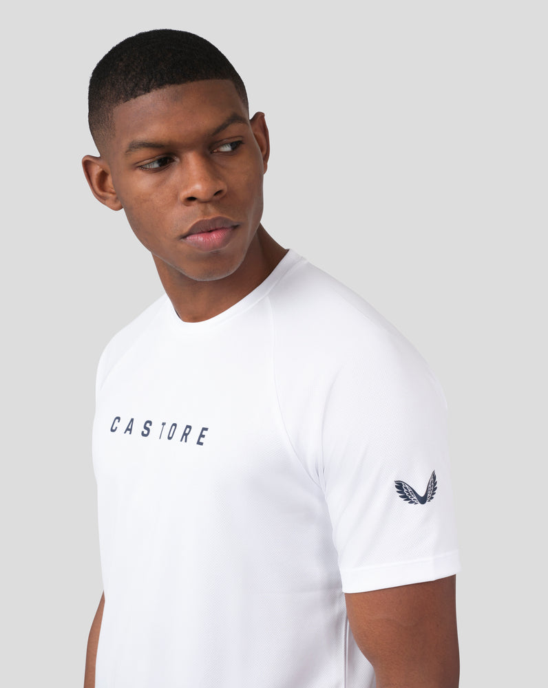 Castore Short Sleeve Raglan T-Shirt Białe | QCTGXEP-94