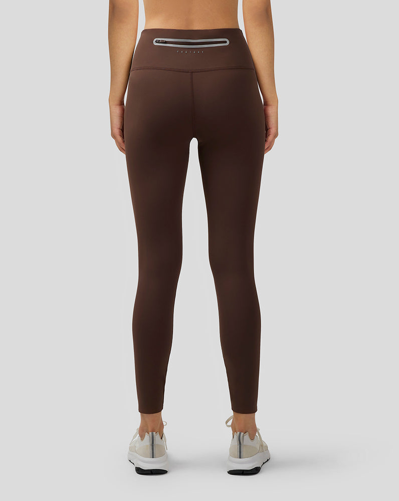 Castore Zone Breathable Performance Leggings Brązowe | PVUEAOG-74