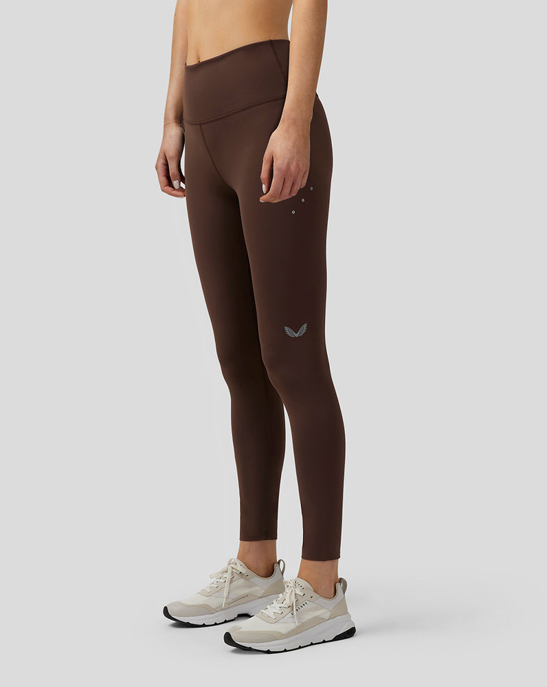 Castore Zone Breathable Performance Leggings Brązowe | PVUEAOG-74