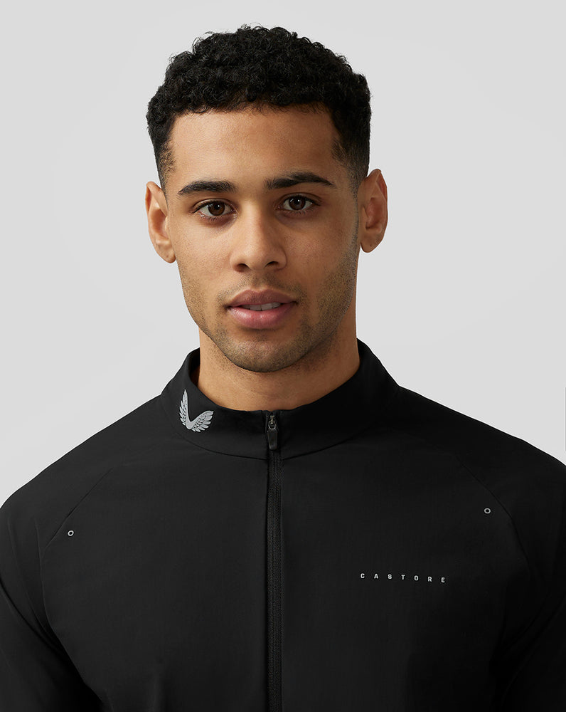 Castore Zone Ventilation Quarter Zip Czarne | WLMXTOE-12