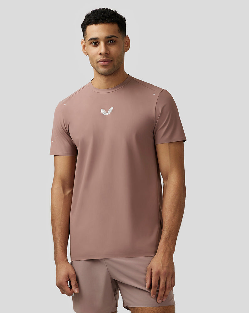 Castore Zone Ventilation Training T-Shirt Peach Clay | KXDRAVJ-47